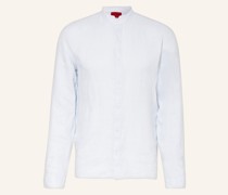 Leinenhemd ELVORY Slim Fit mit Stehkragen
