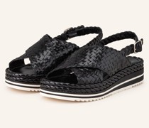 Plateau-Sandalen MILAN - SCHWARZ