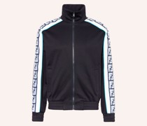 Trainingsjacke mit Galonstreifen