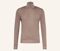 Rollkragenpullover aus Merinowolle