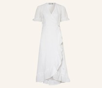 Wickelkleid MARIETTA mit Leinen