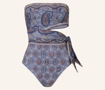 Badeanzug VIT PLACEMENT SCARF TIE mit Cut-out