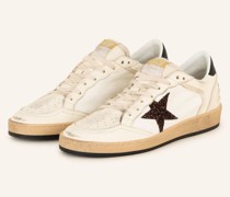 Sneaker BALLSTAR - WEISS/ BEIGE/ SCHWARZ