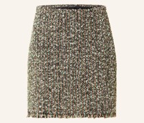 Tweed-Rock mit Glitzergarn