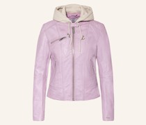 Lederjacke MICO mit abnehmbarer Blende