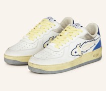 Sneaker EJ ROCKET - WEISS/ BLAU/ HELLGELB