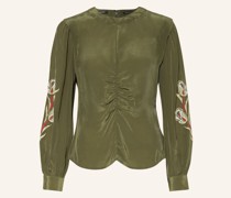Blusenshirt mit Stickereien