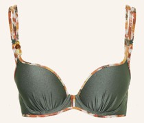 Push-up-Bikini-Top CRETE mit Glitzergarn