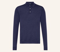 Strick-Poloshirt aus Merinowolle
