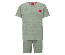 Pyjama-Set MELANGE SHORT SET Relaxed Fit