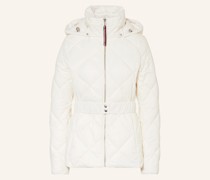 Steppjacke mit abnehmbarer Kapuze