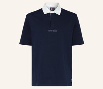 Jersey-Poloshirt Oversized Fit