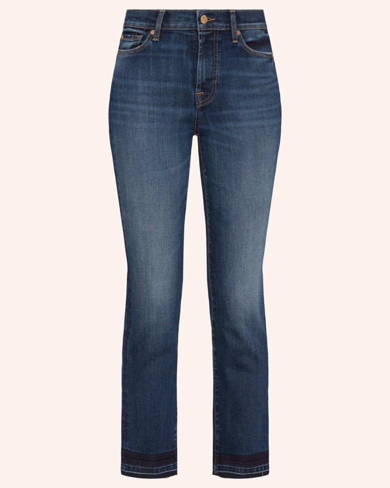 7 for all mankind Damen Jeans THE STRAIGHT CROP Straight Fit