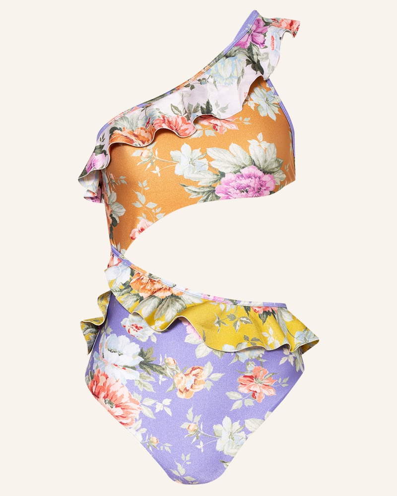 Zimmermann Damen One-Shoulder-Badeanzug PATTIE