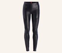 Shape-Leggings MOTO in Lederoptik