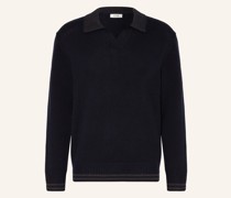 Strick-Poloshirt Relaxed Fit