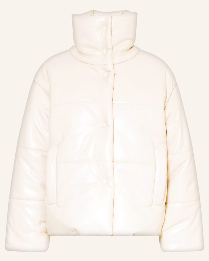 Nanushka Damen Steppjacke HIDE in Lederoptik