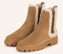 Chelsea-Boots - CAMEL