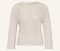 Pullover mit Glitzergarn