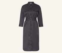 Hemdblusenkleid mit 3/4-Arm