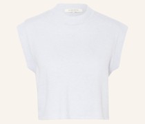 Cropped-Stricktop LYNN aus Merinowolle