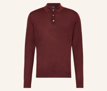 Strick-Poloshirt aus Merinowolle