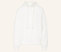 Cord-Hoodie im Materialmix