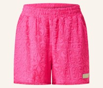 Shorts mit Frottee