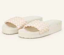 Plateau-Pantoletten - CREME