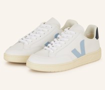 Sneaker V-12 - WEISS/ HELLBLAU