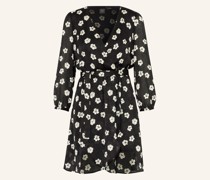 Kleid in Wickeloptik