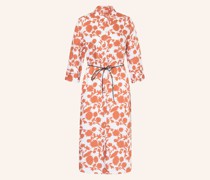 Hemdblusenkleid mit Leinen