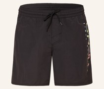 Badeshorts CALI MELTED PRINT 16"