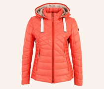 Steppjacke mit abnehmbarer Kapuze