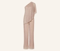 Jumpsuit mit Glitzergarn