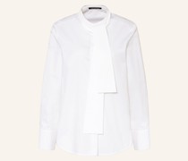 Bluse mit abnehmbarer Schluppe