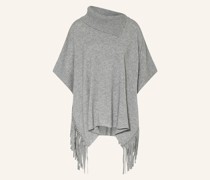 Poncho mit Fransen