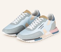 Sneaker - HELLBLAU/ SILBER/ BEIGE