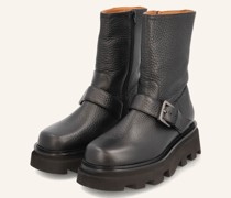 Plateau-Boots - SCHWARZ