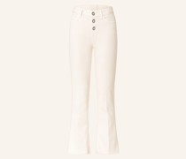7/8-Jeans mit Fransen
