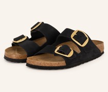 Pantoletten ARIZONA BIG BUCKLE - SCHWARZ