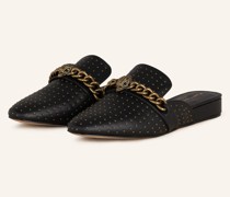Mules mit Nieten - SCHWARZ