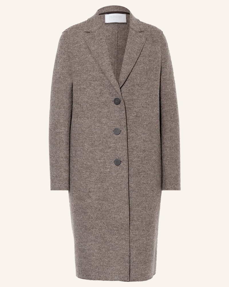 Damen Bekleidung Mäntel Kurzmäntel Harris Wharf London Wolle Wolle mantel in Grau 