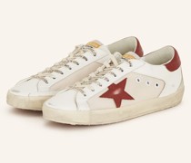 Sneaker SUPER-STAR - WEISS/ DUNKELROT