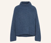 Oversized-Pullover mit Alpaka