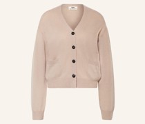 Cropped-Strickjacke aus Cashmere