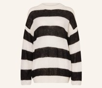 Oversized-Pullover mit Alpaka