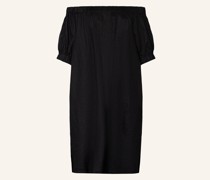 Off-Shoulder-Kleid aus Leinen