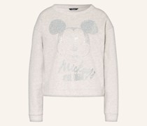 Sweatshirt mit Schmucksteinen