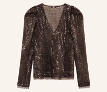 Blusenshirt mit Pailletten